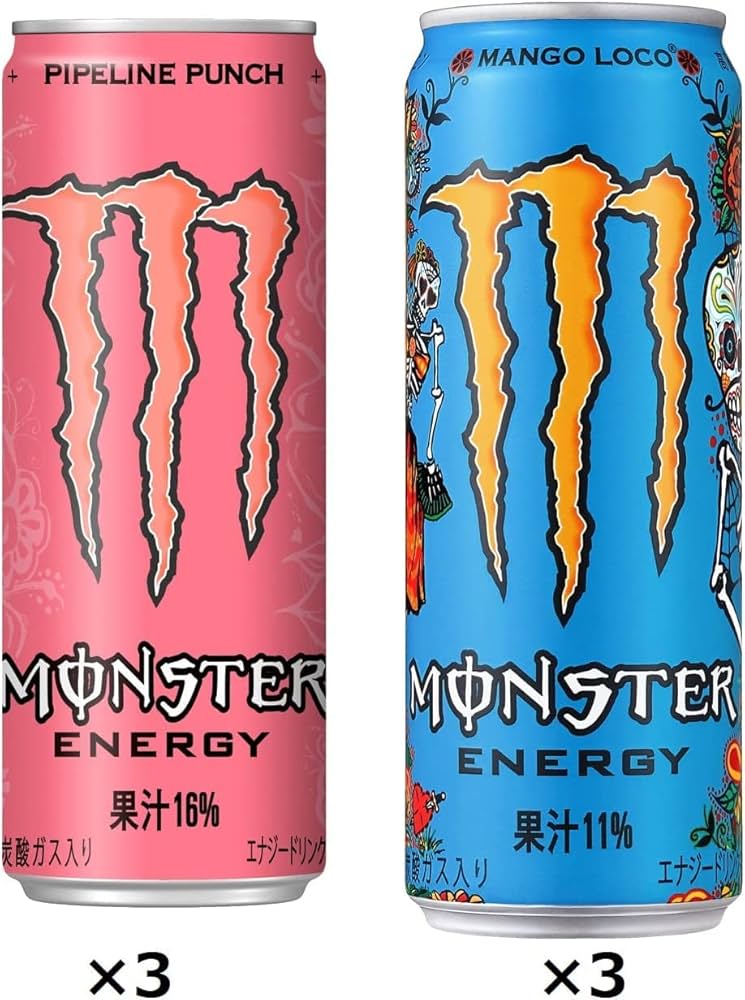 Monster Energy - モンスターエナジー　BEAST　4種3本ずつ　12本セット モンスターエナジー 355ml × 24本 1ケース 【 ドリンク アサヒ